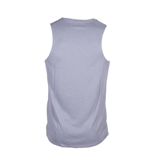 Gray sleeveless shirt on a white background