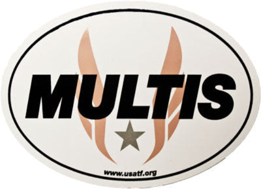 USATF Multis Sticker