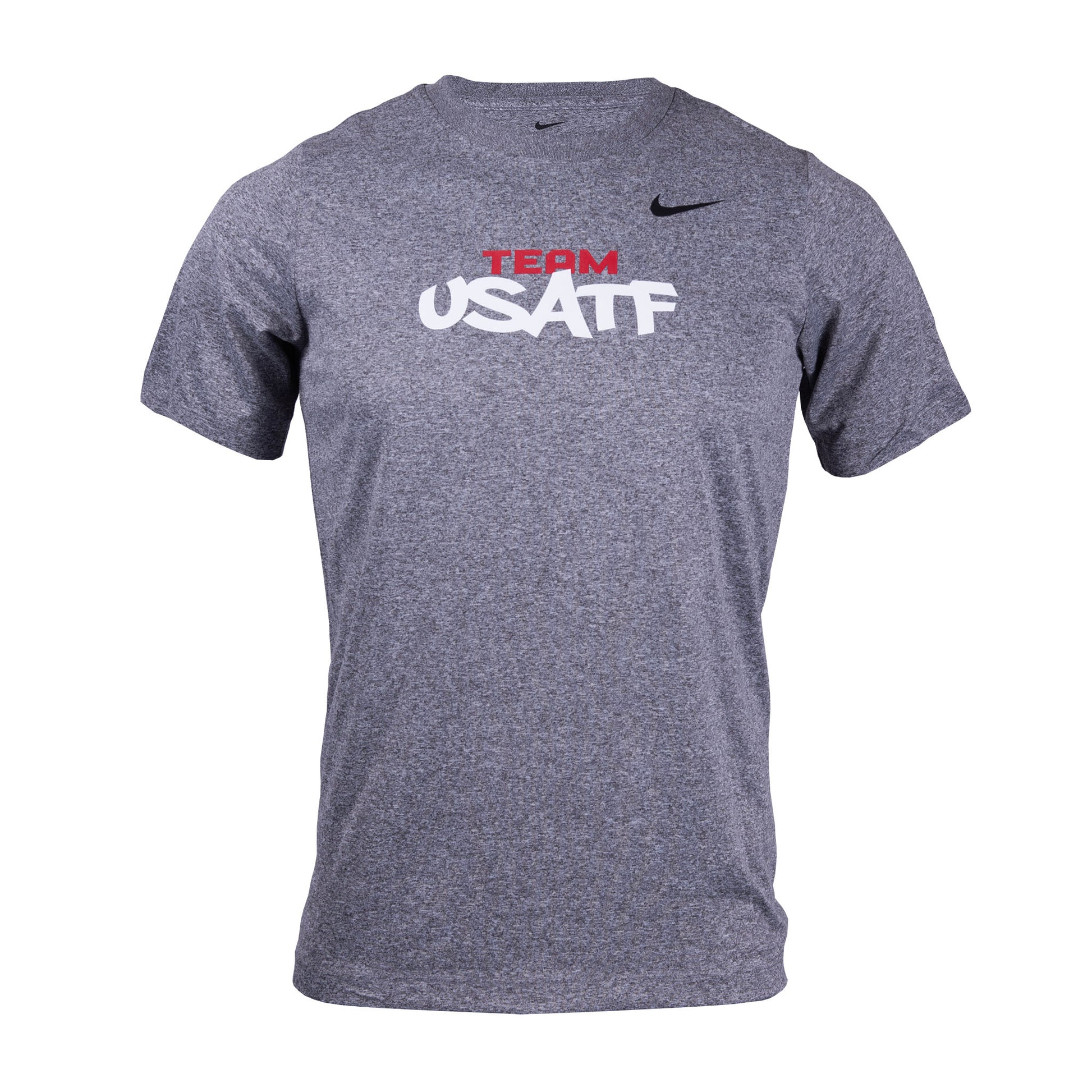 A gray Nike T-Shirt with the USATF logo on the front.