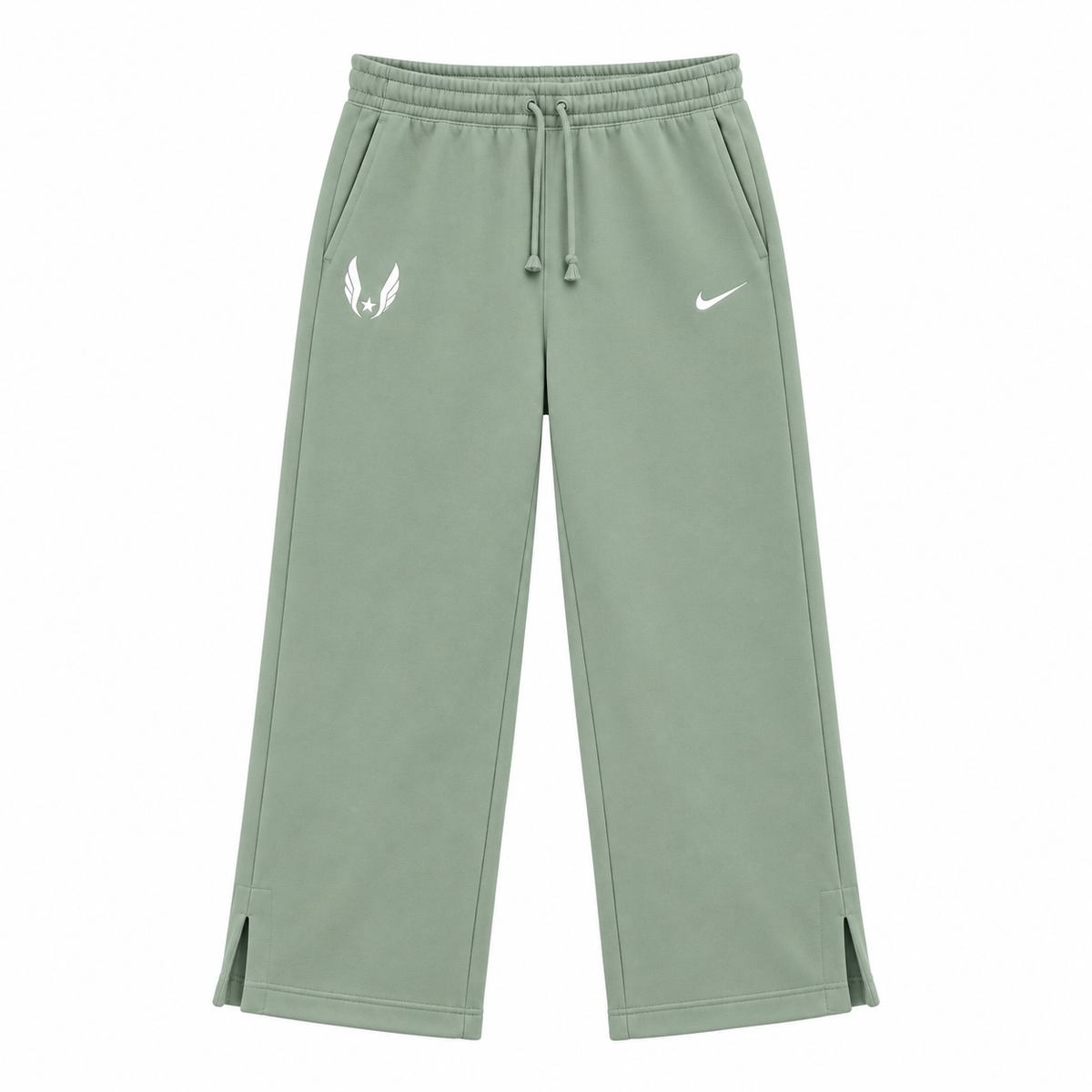 Nike USATF Women's Phoenix Fleece Wide-Leg Sweatpants
