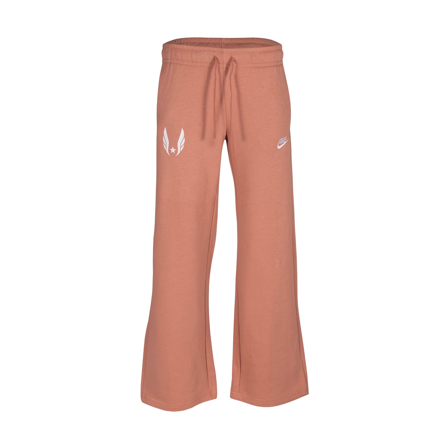 Nike USATF Women's Club Fleece Mid-Rise Wide-Leg Sweatpants
