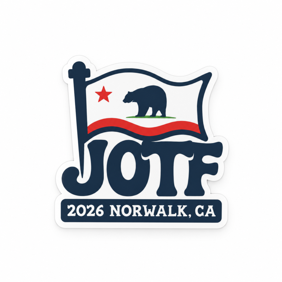 JOTF Bear Sticker