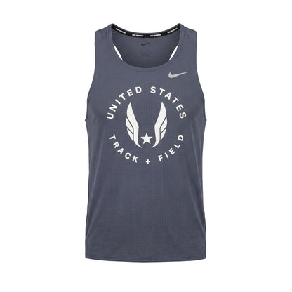 Gray tank top with Nike logo and 'United States Track & Field' text on a white background