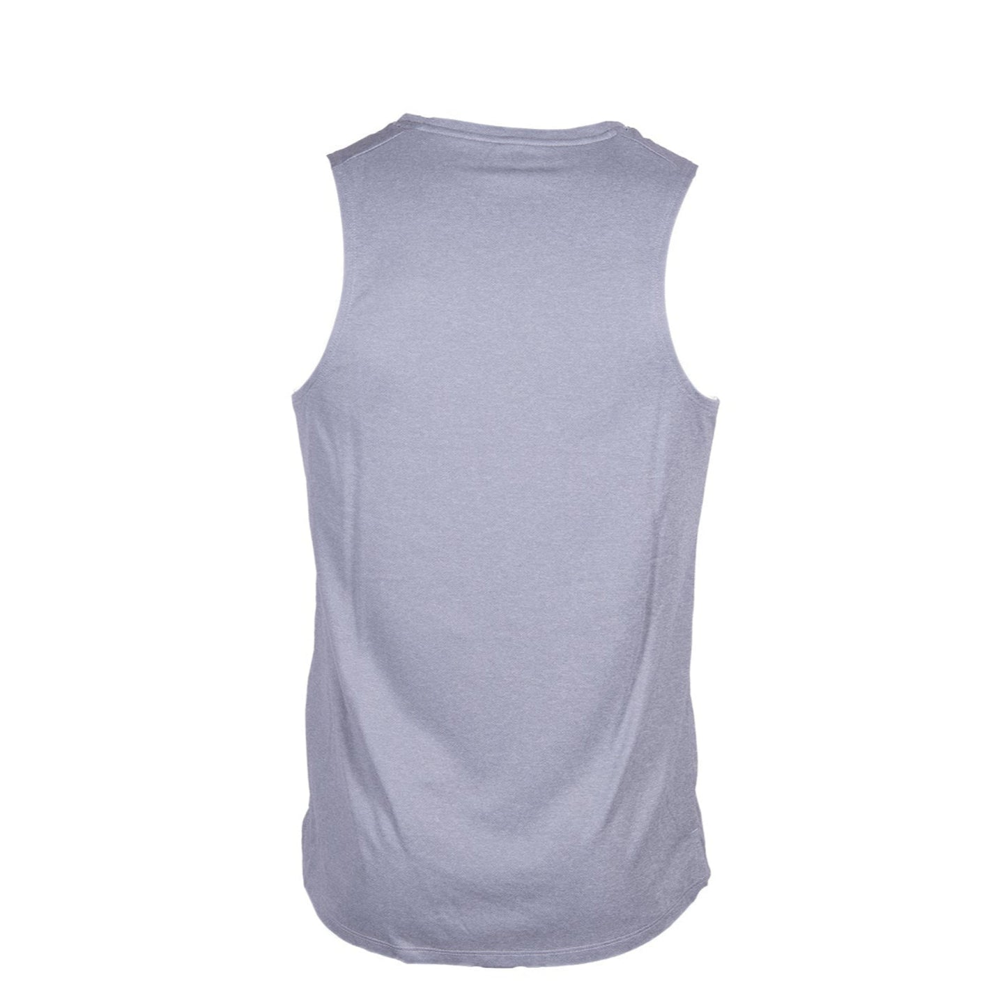 Gray sleeveless shirt on a white background