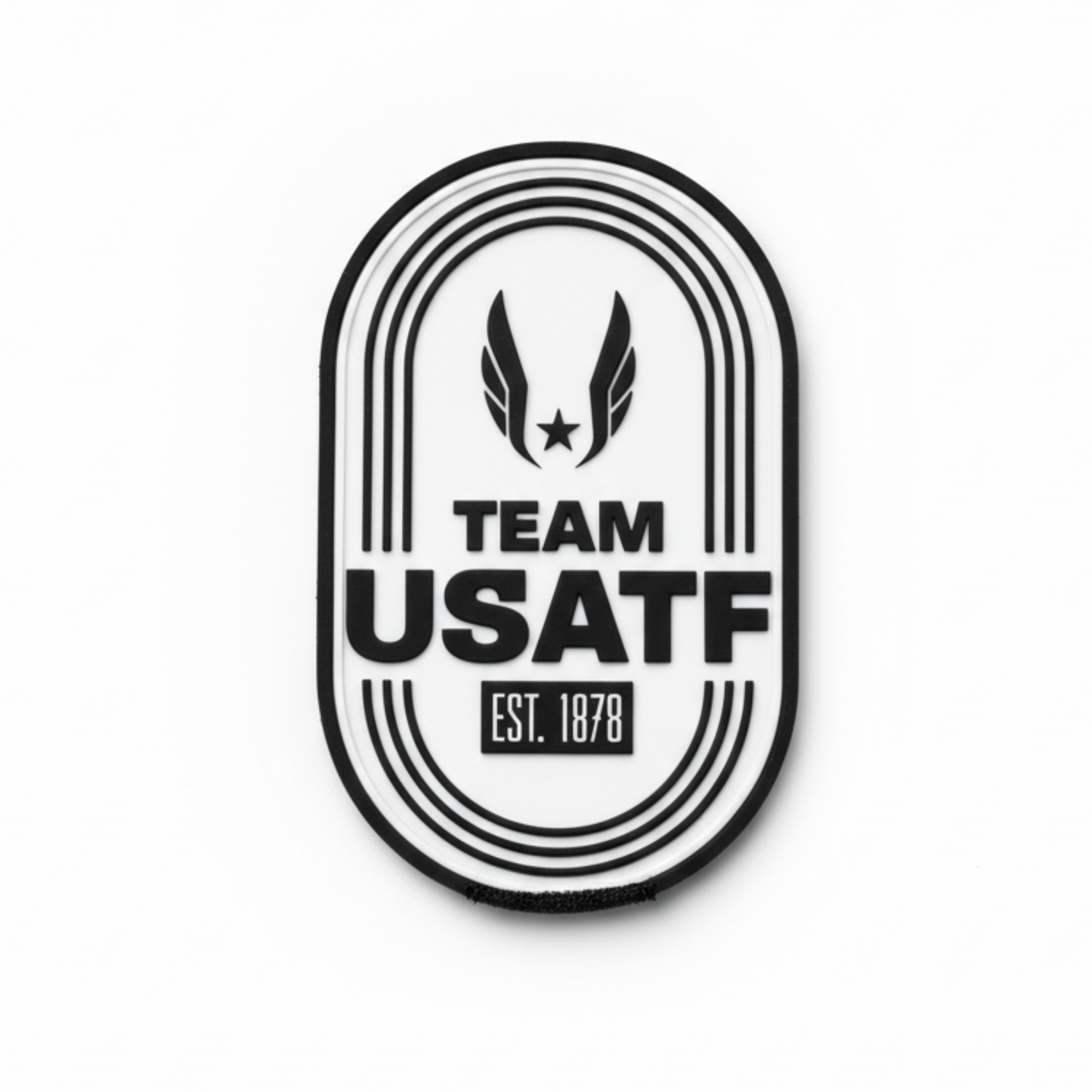 Team USATF logo with black text and white background