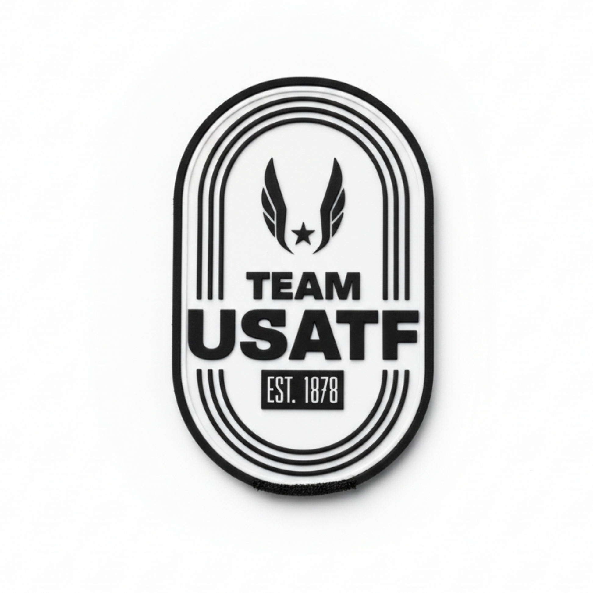 Team USATF logo with black text and white background