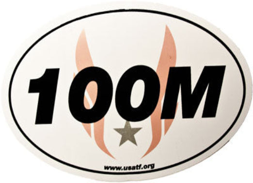 USATF 100M Sticker