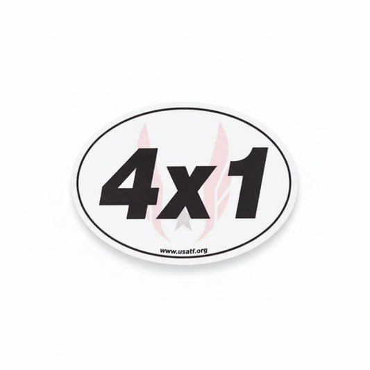 USATF 4x1 Magnet