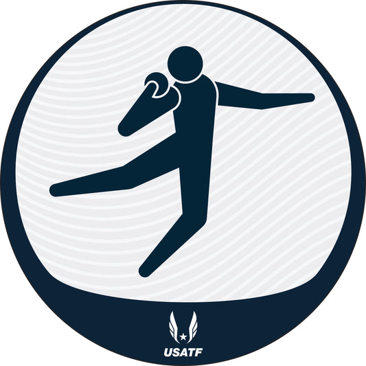 USATF Pictogram Sticker - Shot Put