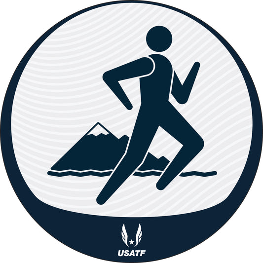USATF Pictogram Sticker - Trail Run