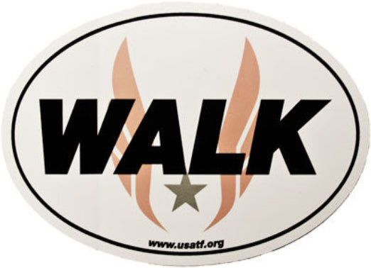 USATF Walk Sticker